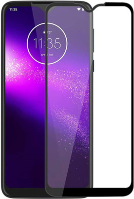 DMJHP Edge To Edge Tempered Glass for Motorola Moto One Macro(Pack of 1)
