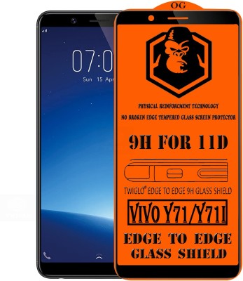 TWIGLO Edge To Edge Tempered Glass for VIVO Y71I(Pack of 1)