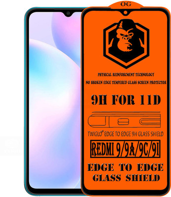 TWIGLO Edge To Edge Tempered Glass for REDMI 9I(Pack of 1)