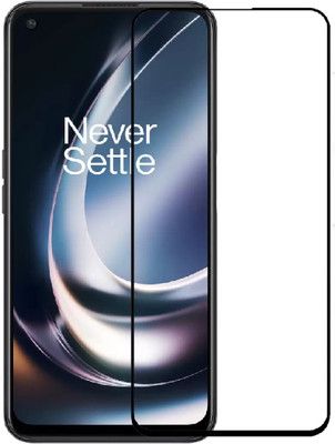 ISAAK Edge To Edge Tempered Glass for OnePlus Nord CE 2 Lite 5G Edge to Edge, Full Glue, 11D Tempered Glass(Pack of 1)