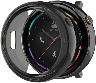 CallSmith Front and Back Screen Guard for Soft Silocon Watch Case For Amazfit Nexo(Pack of 1)