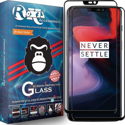 Roxel Tempered Glass Guard for OnePlus 6(Pack of 2)