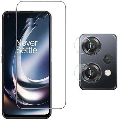 ISAAK Tempered Glass Guard for OnePlus Nord CE 2 Lite 5G Tempered Glass & Back Camera Lens Protector (Combo Pack)(Pack of 2)