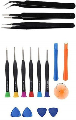 wroughton 9 in 1 Professional Screwdriver Set Mobile Repairing and Opening Tool Kit For iPhone 6/6S/iPhone 7/7S With All Android Mobile and other Phone With 3 Tweezer and 2 Mobile Opener Precision Screwdriver Set(Pack of 14)