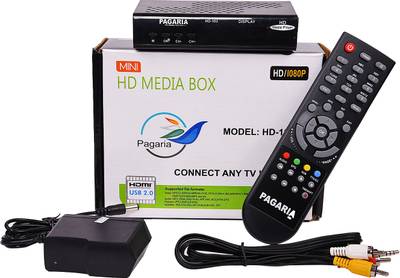 PAGARIA Full HD Portable Media Player with 2 USB Ports, Model: HD-102 Media Streaming Device