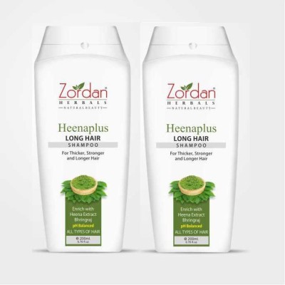 ZORDAN NEENAPLUS LONG HAIR SHAMPOO ENRICH WITH NEENA EXTRACT BHRINGRAJ 200+200ml(400)