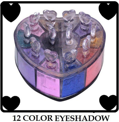 KAIASHA eye shadow shimmer powder 12 colors (Multi) 10 g(multi)