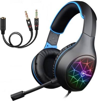 FKU Riemin G95 RGB 7.1 Surround Over-Ear Gaming eSport Headset with Microphone USB Wired Headset