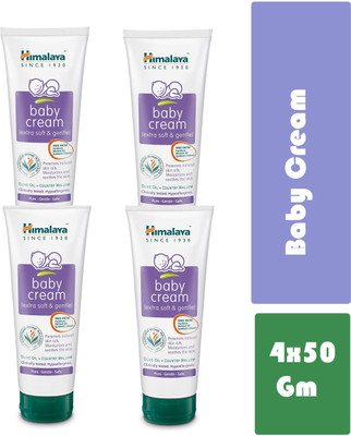 HIMALAYA Baby Cream Extra Soft And Gentle, 50ml [Pack of 4](200 ml)