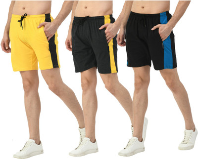 IndiWeaves Color Block Men Multicolor Bermuda Shorts