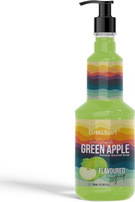 Brewkart Green Apple Syrup Green Apple Syrup(750 ml, Pack of 1)