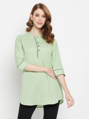 FASHIONS 360 Casual Solid Women Green Top