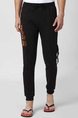 PETER ENGLAND Printed Men Grey Track Pants