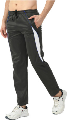 Indistar Colorblock Men Silver Track Pants