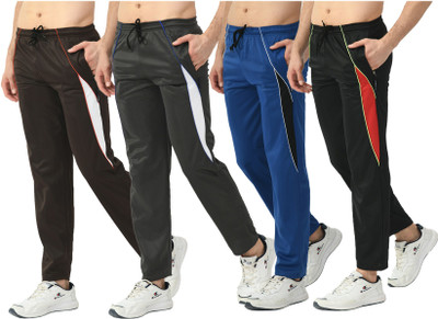 IndiWeaves Solid Men Multicolor Track Pants
