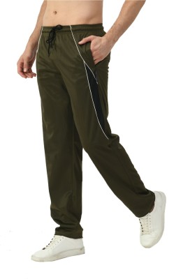 IndiWeaves Colorblock Men Green Track Pants