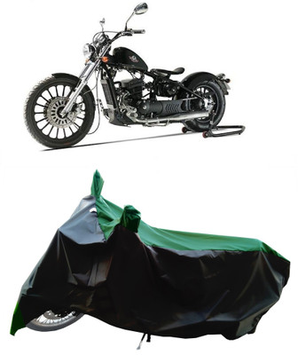 Wegather Two Wheeler Cover for Royal Enfield(Bobber 350, Green)