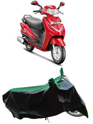 Wegather Two Wheeler Cover for Hero(Duet LX 110CC BS6, Green)