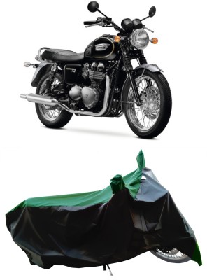 Wegather Two Wheeler Cover for Triumph(Bonneville T120 Black, Green)