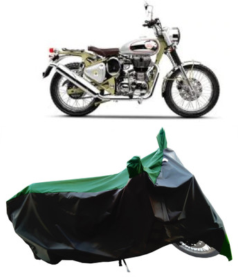 Wegather Two Wheeler Cover for Royal Enfield(Bullet Trials 500, Green)