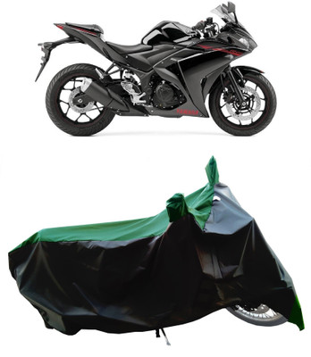 Wegather Two Wheeler Cover for Yamaha(YZF R25, Green)