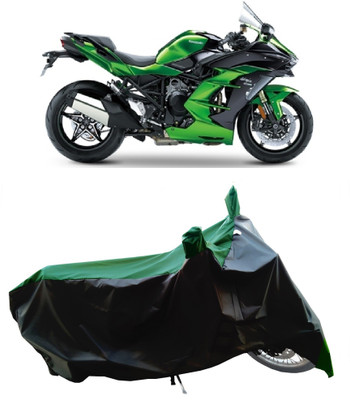 Wegather Two Wheeler Cover for Kawasaki(Ninja H2 SX, Green)