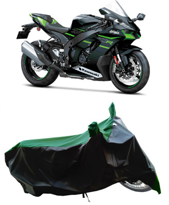 Wegather Two Wheeler Cover for Kawasaki(Ninja ZX-10R BS6, Green)