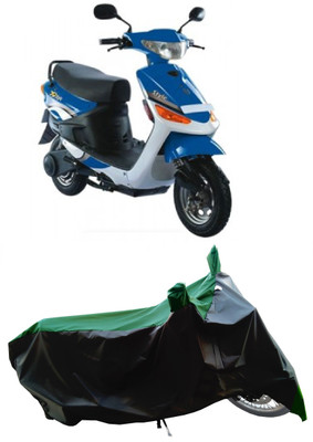Wegather Two Wheeler Cover for Indus(Yo Style, Green)