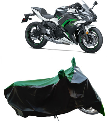 Wegather Two Wheeler Cover for Kawasaki(Ninja 650 BS6, Green)