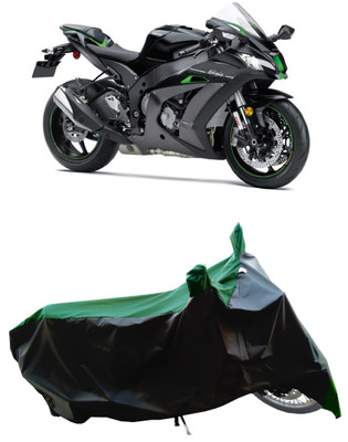 Wegather Two Wheeler Cover for Kawasaki(Ninja ZX-10R SE BS6, Green)