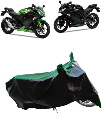 Wegather Two Wheeler Cover for Kawasaki(Ninja 300 BS6, Green)