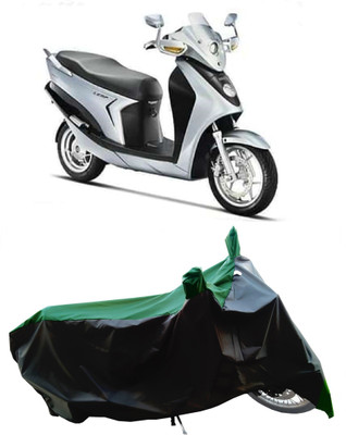 Wegather Two Wheeler Cover for Hero(Leap Hybrid SES, Green)