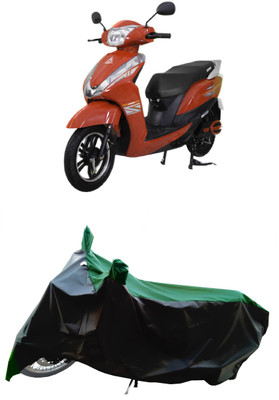 Wegather Two Wheeler Cover for Ampere(Magnus BS6, Green)