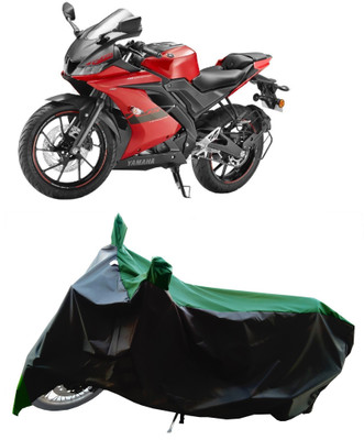 Wegather Two Wheeler Cover for Yamaha(YZF R15 V3, Green)