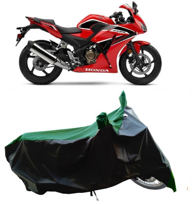 Wegather Two Wheeler Cover for Honda(CBR300R BS6, Green)