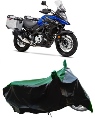 Wegather Two Wheeler Cover for Suzuki(V-Strom 650 XT, Green)