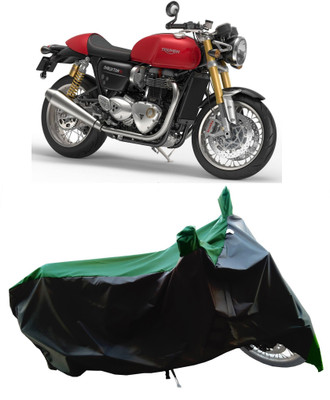 Wegather Two Wheeler Cover for Triumph(Thruxton 1200 R, Green)