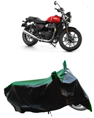 Wegather Two Wheeler Cover for Triumph(Street Twin BS6, Green)