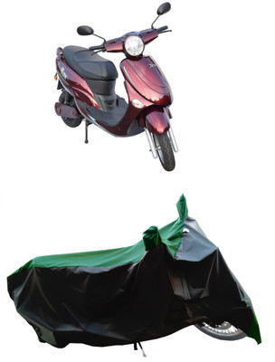 Wegather Two Wheeler Cover for Avon(E Star BS6, Green)