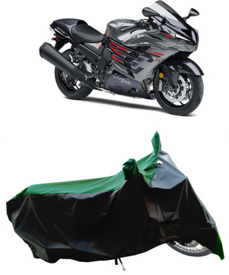 Wegather Two Wheeler Cover for Kawasaki(Ninja ZX-14R, Green)