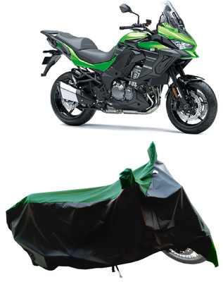 Wegather Two Wheeler Cover for Kawasaki(Versys 1000, Green)