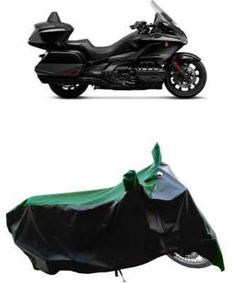 Wegather Two Wheeler Cover for Honda(Gold Wing, Green)