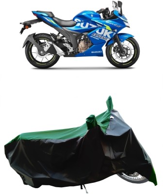 Wegather Two Wheeler Cover for Suzuki(Gixxer SF 250, Green)