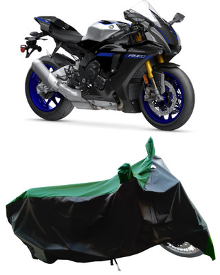 Wegather Two Wheeler Cover for Yamaha(YZF R1 M BS6, Green)