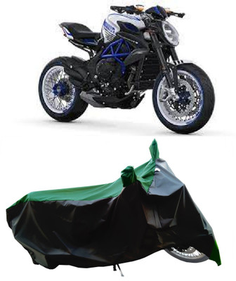 Wegather Two Wheeler Cover for MV Agusta(Dragster800 RR, Green)