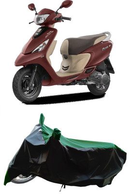 Wegather Two Wheeler Cover for TVS(Scooty Zest BS6, Green)