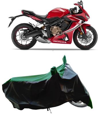 Wegather Two Wheeler Cover for Honda(CBR650R, Green)