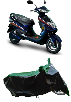 Wegather Two Wheeler Cover for Okinawa(Ridge Plus, Green)