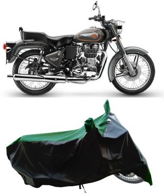 Wegather Two Wheeler Cover for Royal Enfield(Bullet 500, Green)