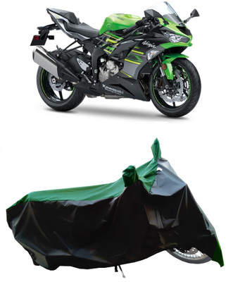 Wegather Two Wheeler Cover for Kawasaki(Ninja ZX-6R, Green)